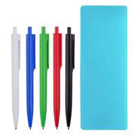 ست خودکار و جامدادی لاتن مدل Medso Blue Laton Medso Blue Pen and Notebook Set