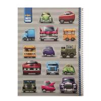 دفتر مشق کلیپس طرح ماشین های قدیمی Clips Old Cars Design Notebook