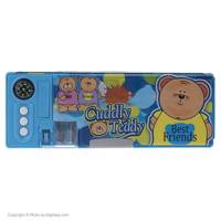 جامدادی مکانیکی مدل Cuddly Teddy - با قطب نما Cuddly Teddy Mechanical Pencil Case - with Compass