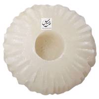 شمعدان سنگ نمک طب سنگ طرح جاشمعی آذرخش کد TC-40131 Tebsang AzarakhshTC-40131 Salt Stone Candlestick