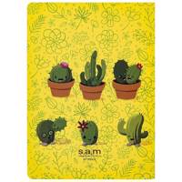 دفتر مشق سم طرح کاکتوس Sam Cactus Design Homework Notebook