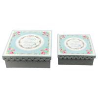 جعبه چوبی آرمان لند مدل AL-271 مجموعه 2 عددی ArmanLand AL-271 Wooden Box 2 Pcs Set