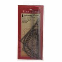 بسته خط کش مخصوص ریاضی فابر کاستل کد 163504 Faber-Castell Mathematical Drawing Geometry Set