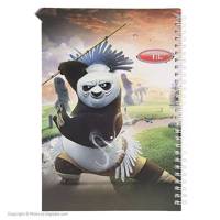 دفتر مشق کلیپس طرح پاندا کونگ فو کار Clips Kung Fu Panda Design Homework Notebook