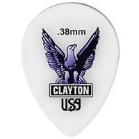 پیک گیتار الکتریک کلایتون مدل Acetal 0.38 mm طرح اشکی Clayton Acetal 0.38 mm Guitar Picks