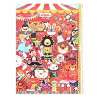 دفتر مشق کلیپس طرح کارناوال Clips Carnival Design Notebook