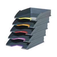 کازیه دورابل مدل 57-7705 DURABLE VARICOLOR Letter Trays Set OF 5