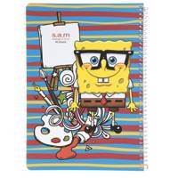 دفتر نقاشی سم طرح باب اسفنجی Sam Sponge Bob Painting Notebook