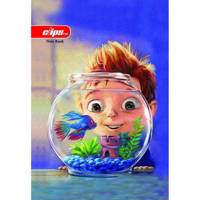 دفتر مشق کلیپس طرح تنگ ماهی Clips Fishbowl Design Homework Notebook