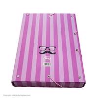 پوشه کش دار کلیپس طرح عینک Clips Rubber Glasses Design Folder