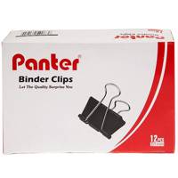 گیره کاغذ پنتر سایز 51 میلی متر Panter Binder Clip Size 51mm - Pack of 12