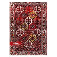 دفتر 80 برگ کلیپس طرح فرش جلد شومیز Clips Adult 80 Sheets Carpet Design Soft Cover Notebook