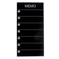 تخته وایت برد شیشه ای هوم تک مدل Memo Board سایز 30 × 60 سانتی‌متر Hometech Memo Board Gloss Whiteboard Size 60 in 30cm