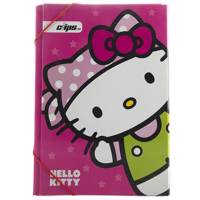 پوشه کش دار کلیپس طرح هلو کیتی - Clips Rubber Hello Kitty Design Folder