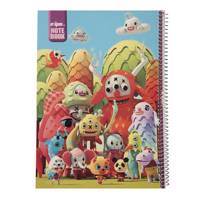 دفتر مشق کلیپس طرح جنگل هیولاها Clips Monsters Jungle Design Notebook