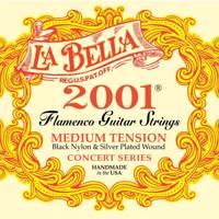 سیم گیتار فلامنکو لا بلا مدل 2001F Medium Tension La Bella Flamenco Guitar Medium Tension String