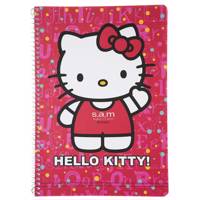 دفتر زبان سم طرح هلو کیتی Sam Hello Kitty Design English Notebook