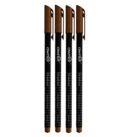 روان نویس اونر مدل Black Body 0.4 Brown - بسته 4 عددی Owner Black Body 0.4 Brown Rollerball Pen - Pack of 4