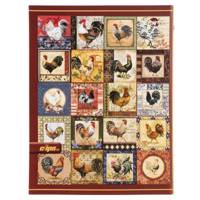 دفتر کلاسوری کلیپس طرح خروس 100 برگ Clips Rooster Design Ring Binder Notebook 100 Sheets