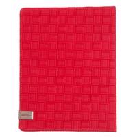 دفتر کلاسوری دوکا دفتر طرح چرم مدل 100-607 رنگ قرمز DokaDaftar Leather 607-1007 Binder Notebook
