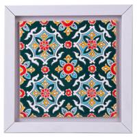 تابلو کاشی گالری سپیدبوم طرح گل خطایی کد 229002