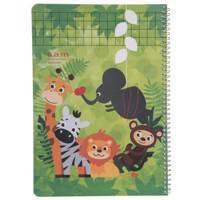 دفتر شطرنجی سم طرح حیوانات Sam Animals Checkered Notebook