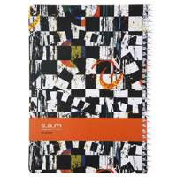 دفتر مشق سم طرح شطرنجی Sam Plaid Design Homework Notebook