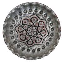 سینی مسی قلمزنی کد AL-80040095 سایز 20 سانتی متر