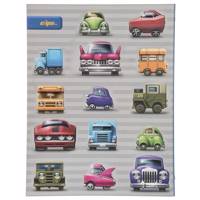 دفتر کلاسوری کلیپس طرح ماشین های قدیمی Clips Old Cars Ring Binder Notebook