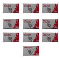 گیره کاغذ پنتر مدل سیلور بسته ی 10 عددی silver paper clips