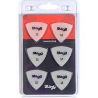 پیک گیتار استگ مدل SPELLIX6-0.6 بسته‌ شش عددی Stagg SPELLIX6-0.6 Triangle Guitar Picks