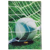 دفتر 100 برگ کلیپس طرح توپ فوتبال جلد شومیز Clips 100 Sheets Ring Cover Soccer Ball Design Notebook