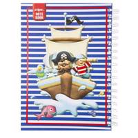 دفتر مشق کلیپس طرح دزدان دریایی Clips Pirates Design Notebook