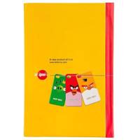 دفترچه یادداشت کلیپس طرح انگری بردز 100 برگ Clips Angry Brids Design 100 Sheets Notebook