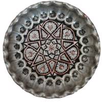 سینی مسی قلمزنی کد AL-80040096 سایز 20 سانتی متر