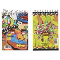 دفتر یادداشت سم طرح 8 بسته 2 عددی Sam 8 Notebook Pack of 2