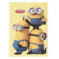 دفتر نقاشی کلیپس طرح مینیون 1 Clips Minion Design 1 Painting Notebook