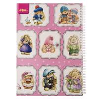 دفتر نقاشی کلیپس طرح خرگوش Clips Bunny Painting Noebook