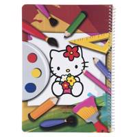 دفتر نقاشی سم طرح کیتی Sam Kitty Painting Notebook