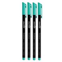 روان نویس اونر مدل Black Body 0.4 Cyan - بسته 4 عددی Owner Black Body 0.4 Cyan Rollerball Pen - Pack of 4