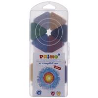 مداد شمعی مثلثی 12 رنگ پریمو مدل 073TRI12AP Primo 073TRI12AP 12 Color Triangluar Crayon