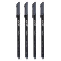 روان نویس اونر مدل Black Body 0.4 Gray - بسته 4 رنگ Owner Black Body 0.4 Gray Rollerball Pen - Pack of 4