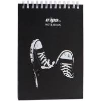 دفتر یادداشت 100 برگ کلیپس مدل آل استار Clips 100 Sheets All Star Design Hard Cover