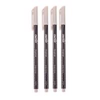 روان نویس اونر مدل Black Body 0.4 Gray - بسته 4 عددی Owner Black Body 0.4 Gray Rollerball Pen - Pack of 4