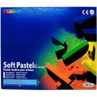 پاستل گچی 24 رنگ مونگیو مدل MP-24 Mungyo MP-24 24 Color Chalk Pastell