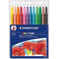 مداد شمعی 12 رنگ استدلر مدل Noris Club کد 221NWP12 Staedtler Noris Club 12 Color Crayon Code 221NWP12