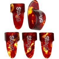 ست پیک پنج انگشتی گیتار استگ مدل FPS-M سایز متوسط Stagg FPS-M Guitar Finger Pick Set