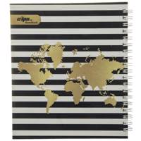 دفتر یادداشت کلیپس طرح نقشه Clips Map Notebook