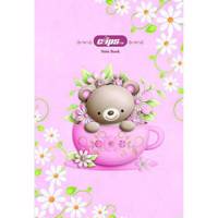 دفتر مشق کلیپس طرح خرس Clips Bear Design Homework Notebook