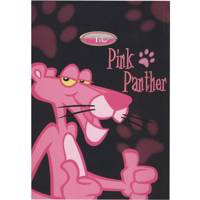دفتر مشق کلیپس طرح پلنگ صورتی 2 Clips Pink Panther 2 Homework Notebook